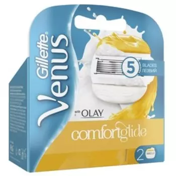 Сменные кассеты для бритья Gillette Venus Olay ComfortGlide, 2 шт.