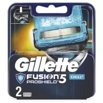 Сменные кассеты Gillette Fusion5 Proshield, 2 шт.