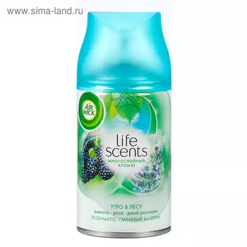 Сменный баллон Airwick Freshmatic "Утро в лесу" к автоматизированному освежителю воздуха, 250 мл