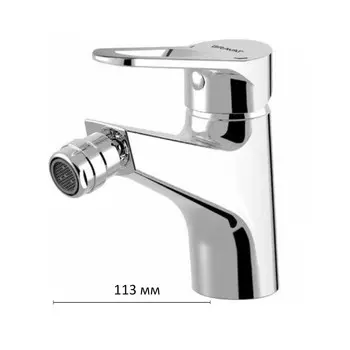 Смеситель для биде BRAVAT Eco-D F393158C, однорычажный, корпус латунь, хром