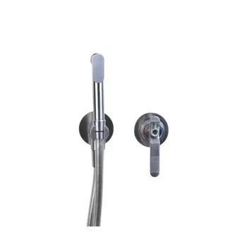 Смеситель для биде Bronze de Luxe 1760's 3253CC, с гигиеническим душем, латунь, хром