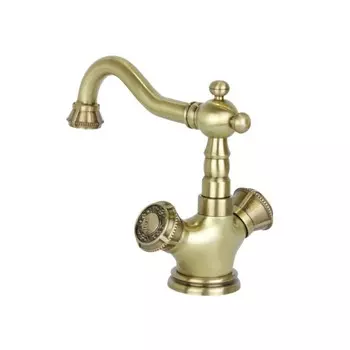 Смеситель для биде Bronze de Luxe ROYAL 10217, излив 165 мм, латунь, бронза