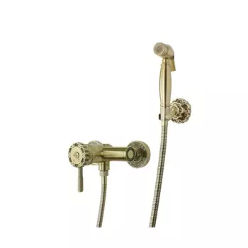 Смеситель для биде Bronze de Luxe WINDSOR 10133, с гигиеническим душем, латунь, бронза