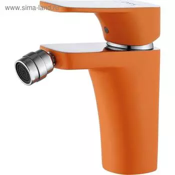 Смеситель для биде D&K Berlin Kunste DA1432213, однорычажный, оранжевый