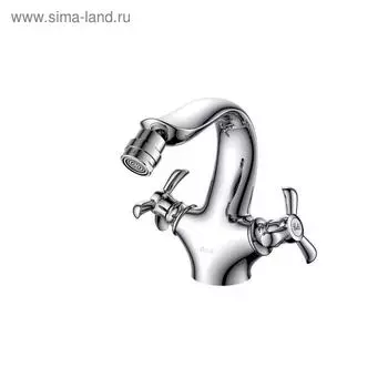 Смеситель для биде D&K Hessen Documenta DA1212201, двухвентильный, хром