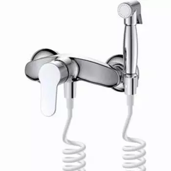 Смеситель для биде D&K Rhein Marx DA1394541, встраиваемый, с гигиеническим душем, хром