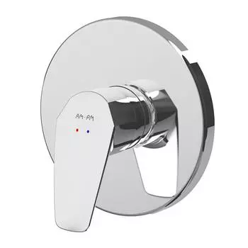 Смеситель для душа AM.PM Gem F9065000, однорычажный, монтируемый в стену, хром