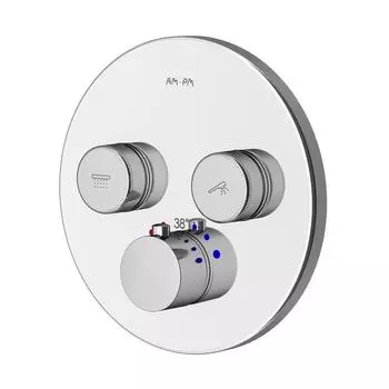 Смеситель для душа AM.PM Inspire V2.0 F50A85700, без излива, без душа, двойной, хром