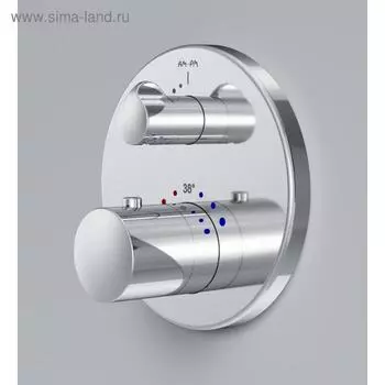 Смеситель для душа AM.PM Like F8075600, с термостатом, монтируемый в стену, хром
