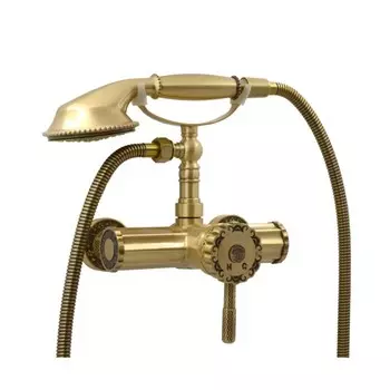 Смеситель для душа Bronze de Luxe WINDSOR 10122, однорычажный, без излива, лейка, бронза