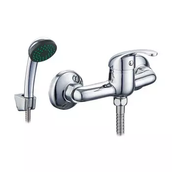 Смеситель для душа "ПСМ-Профсан" PSM-104-4, однорычажный, без излива, лейка, хром