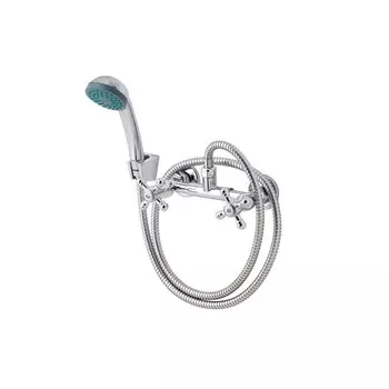 Смеситель для душа "ПСМ-Профсан" PSM-109-89, однорычажный, без излива, душевой набор, хром