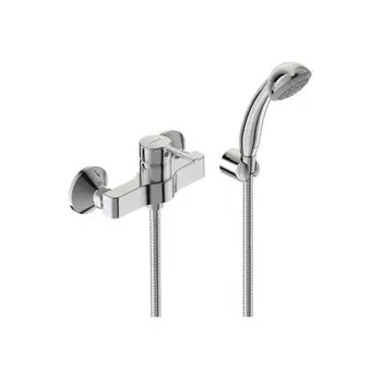 смеситель для душа Vidima LOGIK BA278AA, однорычажный, без излива, лейка, хром