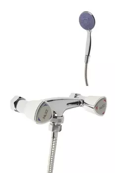 Смеситель для душа ZEIN Z4196, однорычажный, шланг 150 см, лейка 5 режимов, хром
