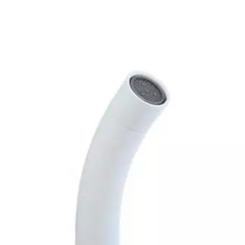 Смеситель для кухни Accoona A45111G, 1-рычажный, силумин, картридж 35мм, белый/хром