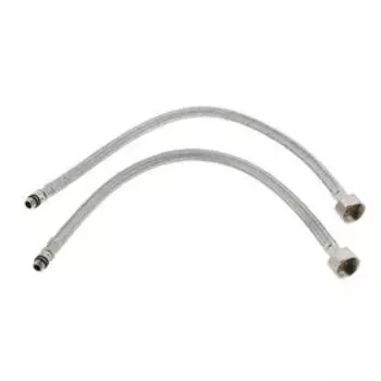 Смеситель для кухни Accoona A4882N, двухвентильный, с гибким изливом, красный/хром