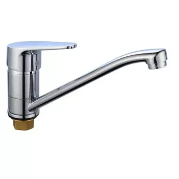 Смеситель для кухни BOOU B8282-14, излив 225 мм, картридж 40 мм, латунь, хром