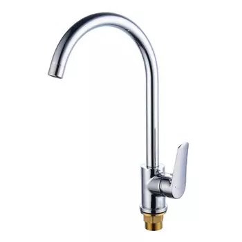 Смеситель для кухни BOOU B8290-28J, однорычажный, картридж 35 мм, латунь, хром