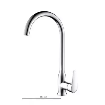 Смеситель для кухни BRAVAT Arden F7351385CP-RUS, однорычажный, латунь, хром