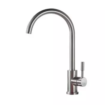 Смеситель для кухни CULTO OPTIMA KI01OT, однорычажный, высокий излив 185 мм, хром