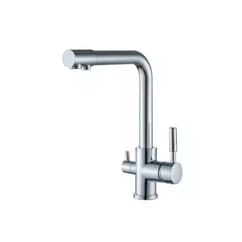 Смеситель для кухни CULTO VERUM KI01VRM, однорычажный, высокий излив, выход на питьевую,хром 96625