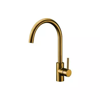 Смеситель для кухни EMAR ECB-3004 PVD Coppery, однорычажный, излив 210 мм, высокий, медь