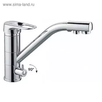 Смеситель для кухни Haiba HB4304, с дополнительным выходом для подключения фильтра питьевой воды 1