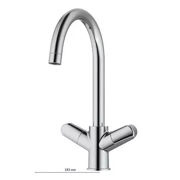 Смеситель для кухни IDDIS Funk, FUNSBJ0i05, двухвентильный