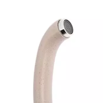 Смеситель для кухни "Эверест" B59-0268, однорычажный, высокий излив, песочный