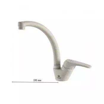 Смеситель для кухни KAISER County 55244-1, однорычажный, бежевый песок