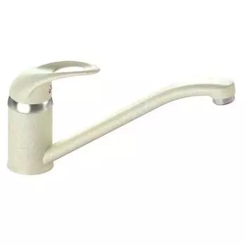 Смеситель для кухни "Карельский камень" КМ004/Q2, однорычажный, матовый, бежевый