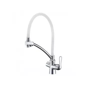 Смеситель для кухни Lemark Comfort LM3070C-White, однорычажный, с выходом для питьевой воды 907659