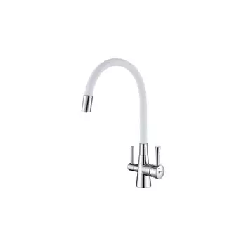Смеситель для кухни Lemark Comfort LM3075C-White, однорычажный, с выходом для питьевой воды 907658