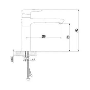 Смеситель для кухни Lemark Status LM4404C