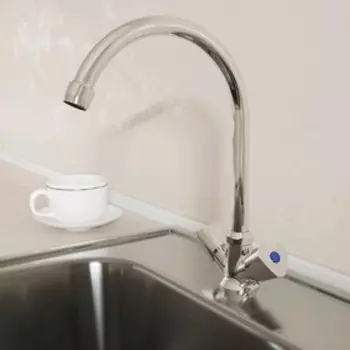 Смеситель для кухни Milardo Tring TRISB0JM05, двухвентильный, высокий излив 285 мм, хром