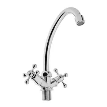 Смеситель для кухни "ОЛИМП" CS4601, двухвентильный, без подводки, хром
