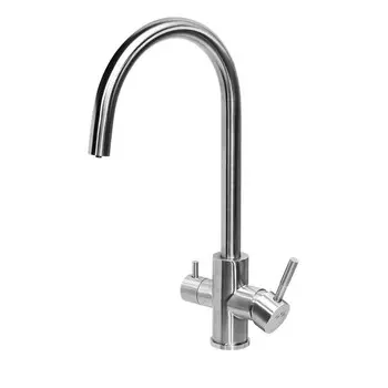 Смеситель для кухни "ПСМ-Профсан" PSM-300-11, однорычажный, выход на питьевую воду, хром