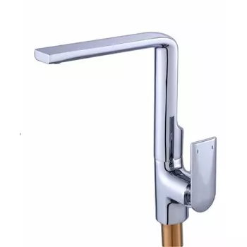 Смеситель для кухни "ПСМ-Профсан" PSM-500-3, однорычажный, длина излива 198 мм, хром