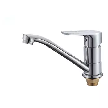 Смеситель для кухни "РМС" SL131-004F-15, излив 150 мм, картридж 35 мм, латунь, хром