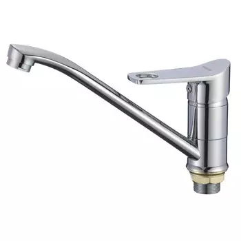 Смеситель для кухни "РМС" SL137-004F-25, однорычажный, излив 225 мм, цинк, хром