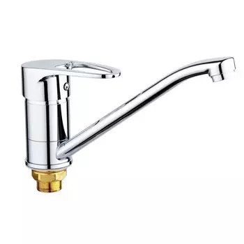 Смеситель для кухни "РМС" SL52-004FB-25, однорычажный, излив 250 мм, цинк, хром