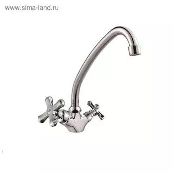 Смеситель для кухни RUSH Bianki BI7650-22, двухвентильный, хром