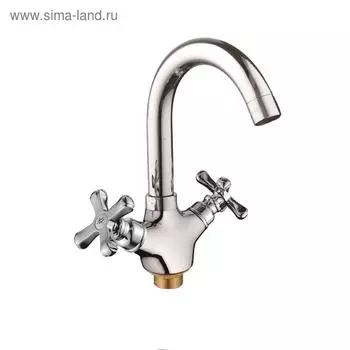 Смеситель для кухни RUSH Bianki BI7650-23, двухвентильный, хром