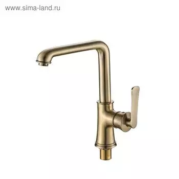 Смеситель для кухни RUSH Flores FLB0835-28, однорычажный, бронза