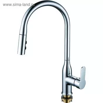 Смеситель для кухни RUSH Tenerife TE2835-24, однорычажный, с поворотным изливом, хром