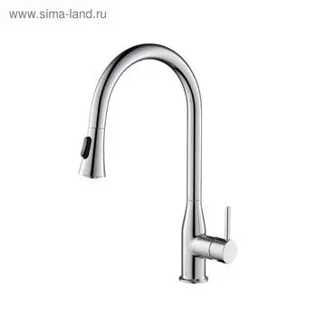 Смеситель для кухни Timo Saona 2336/00FL, однорычажный, с выдвижной лейкой, хром