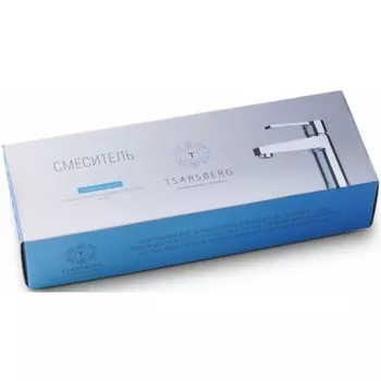 Смеситель для кухни TSARSBERG TSB-920-3507, однорычажный, излив 190 мм, настенный, хром