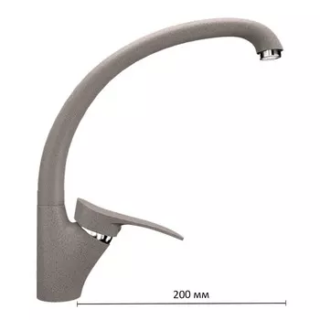 Смеситель для кухни Ulgran U001-302, цвет песочный