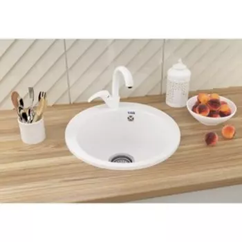 Смеситель для кухни Ulgran U007-331, цвет белый