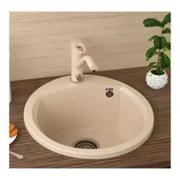 Смеситель для кухни Ulgran U010-328, цвет бежевый